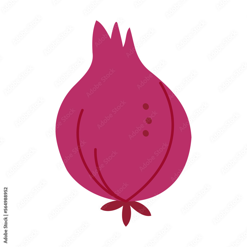 Obraz premium simple onion illustration