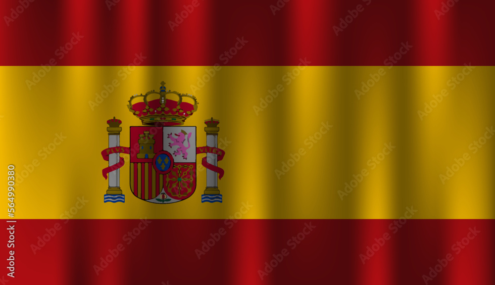 flag of spain country nation symbol 3d textile satin effect background wallpaper vector flag of spain country nation symbol 3d textile satin effect background wallpaper vector