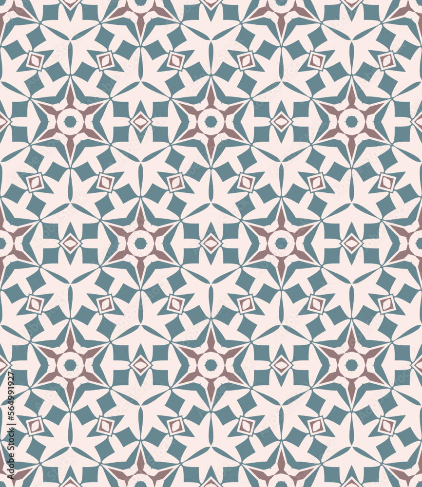 Abstract tileable geometric pattern. A seamless background, vintage texture.	