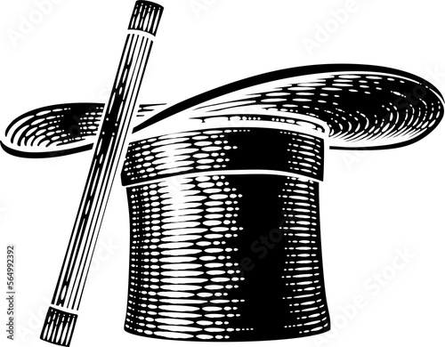 Magic Wand And Magician Top...