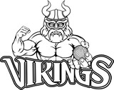 Viking Golf Sports Mascot