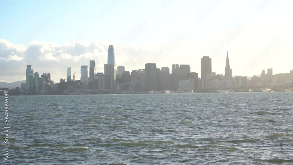 Beautiful Treasure island San Francisco skyline view Beautiful Treasure island San Francisco skyline view