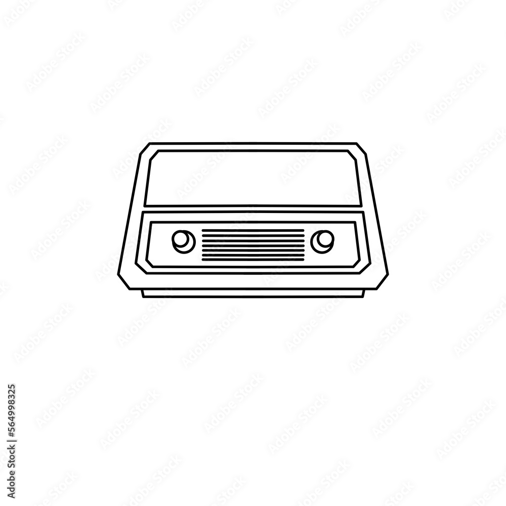 radio icon design, a simple icon with an elegant concept, suitable for your collection or business logo radio icon design, a simple icon with an elegant concept, suitable for your collection or business logo