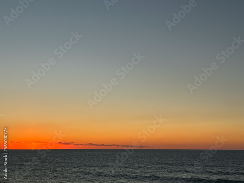 sunset on the coast of the atlantic ocean © Anastasia