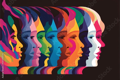 International Day for the Elimination of Racial Discrimination and racism illustration generative ai