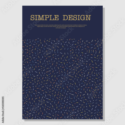 Abstract flower arrangement. Template for creative ideas for the design of title pages, covers, books, brochures, leaflets, posters, booklets. Layout of the interior and decoration ideas