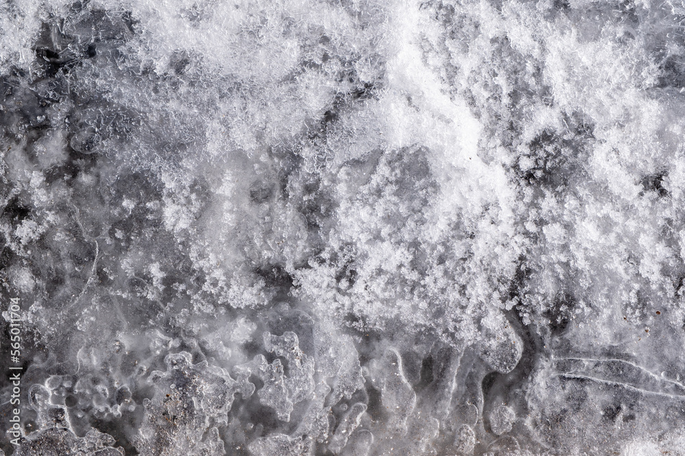 Obraz premium 氷のテクスチャ