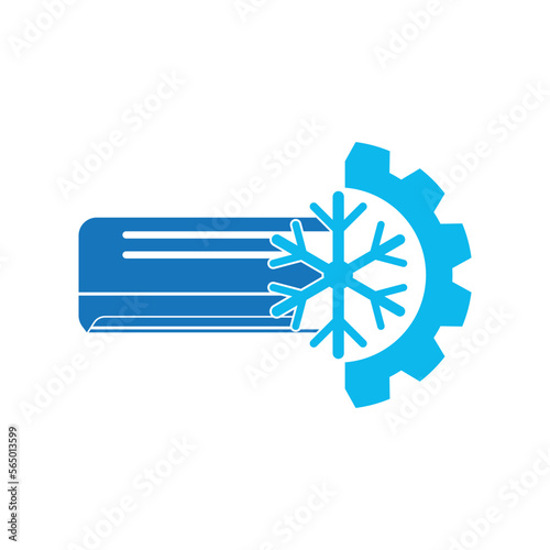 Air conditioning logo illustration isolated vector sign symbol