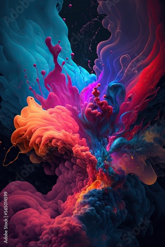 abstract colourful  background. i phone, i pad wallpaper. © Yeashin