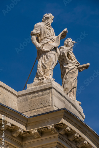 Architectural fragments of Royal Chapel of Versailles Palace. Versailles  Paris  France.