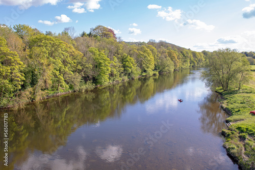 River Wye and the Wye valley in the Summertime.