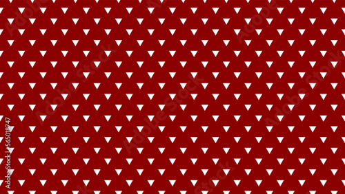 white colour triangles pattern over dark red useful as a background