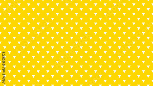 white colour triangles pattern over gold yellow useful as a background