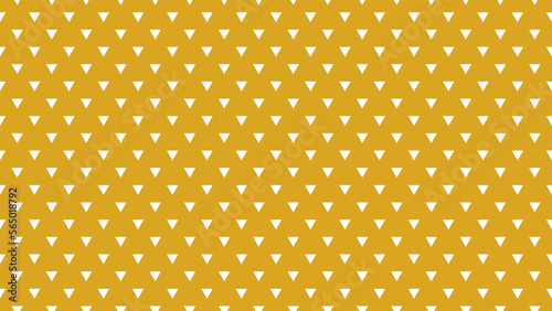 white colour triangles pattern over goldenrod brown useful as a background