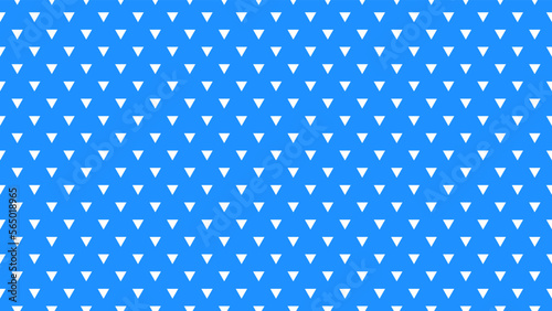 white colour triangles pattern over dodger blue useful as a background (ID: 565018965)