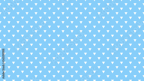 white colour triangles pattern over light sky blue useful as a background