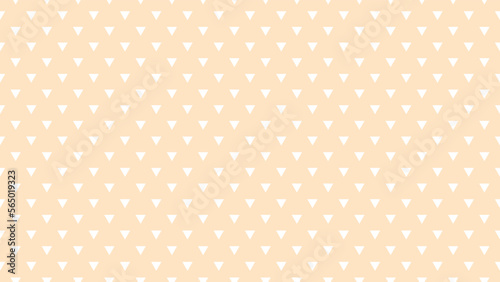 white colour triangles pattern over bisque brown useful as a background