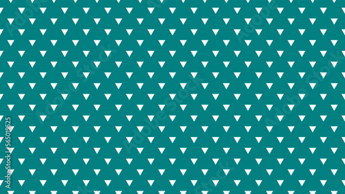 white colour triangles pattern over teal cyan useful as a background