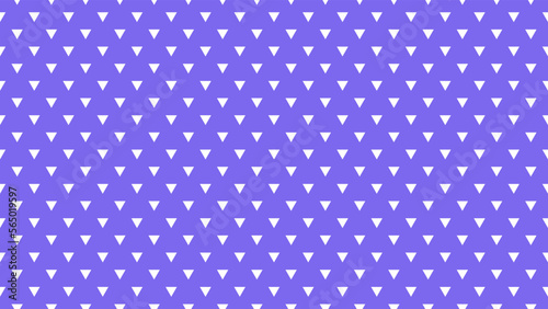 white colour triangles pattern over medium slate blue purple useful as a background