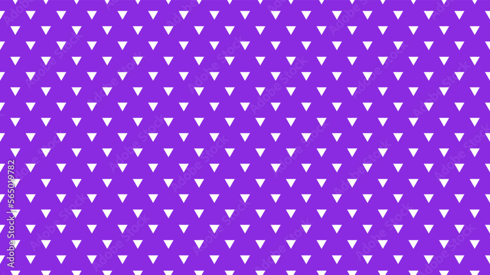 white colour triangles pattern over blue violet purple useful as a background