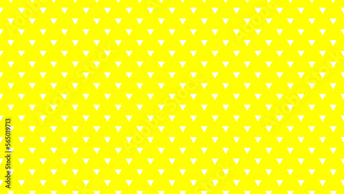 white colour triangles pattern over yellow useful as a background