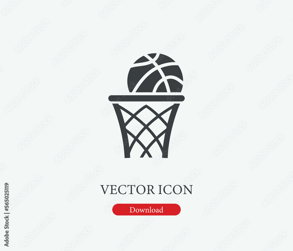 Basketball vector icon. Editable stroke. Symbol in Line Art Style for Design, Presentation, Website or Mobile Apps Elements, Logo. Basketball symbol illustration. Pixel vector graphics - Vector Basketball vector icon. Editable stroke. Symbol in Line Art Style for Design, Presentation, Website or Mobile Apps Elements, Logo. Basketball symbol illustration. Pixel vector graphics - Vector