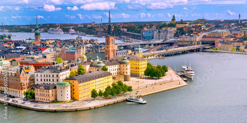 Riddarfjärden, Cityscape View, Old Town, Stockholm, Sweden, Scandinavia, Europe