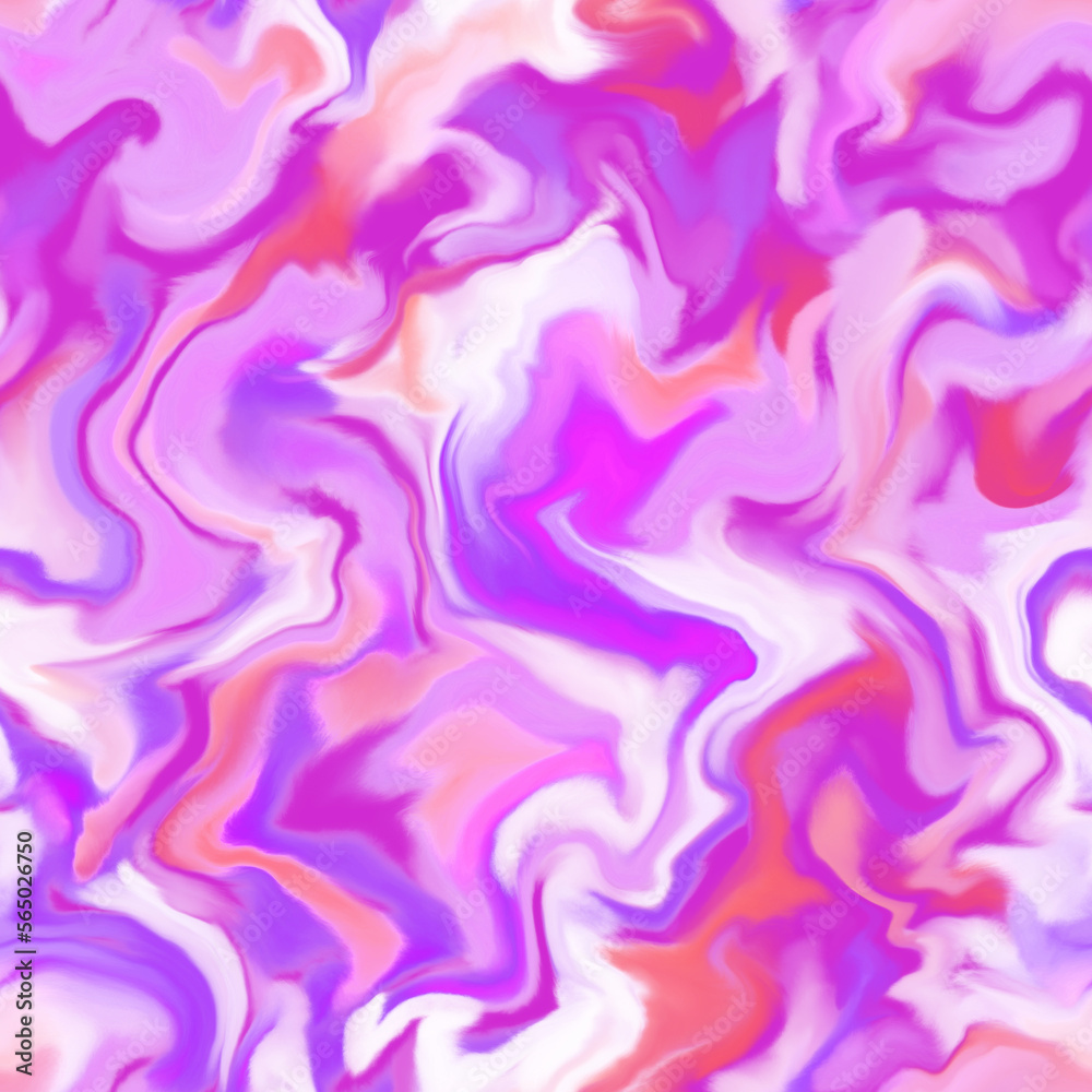Abstract seamless pattern. Marble swirl futuristic acrylic illustration with distortion. Colorful background. Vibrant texture for modern design, print, fabric, textile, wallpaper. Abstract seamless pattern. Marble swirl futuristic acrylic illustration with distortion. Colorful background. Vibrant texture for modern design, print, fabric, textile, wallpaper.