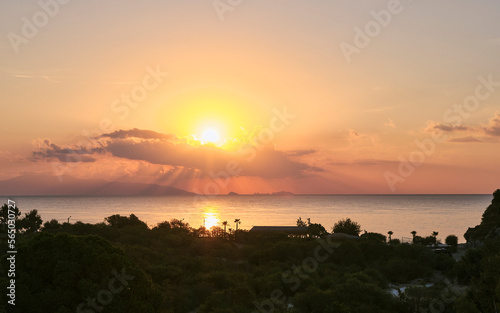 Sunrise on the seashore