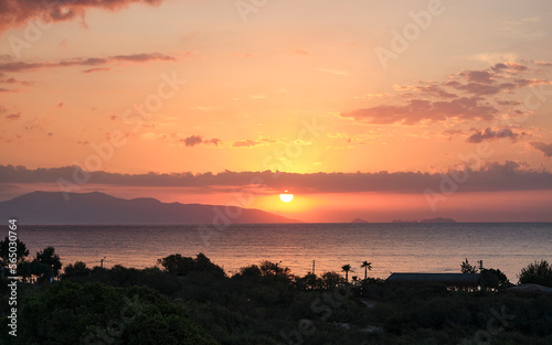 Sunrise on the seashore