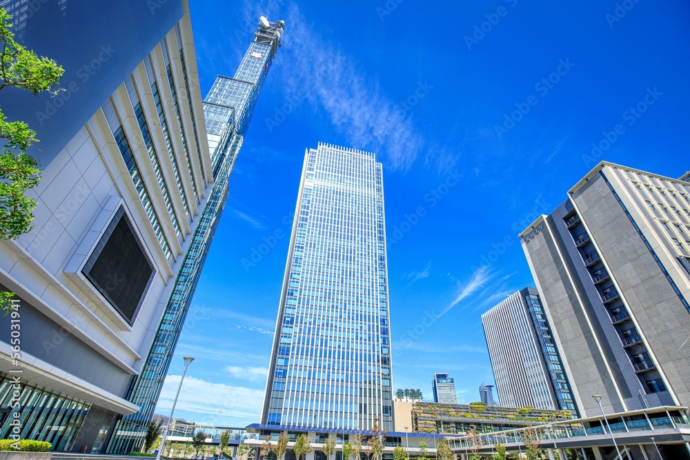 Fototapeta premium 名古屋市 ささしまライブ24のグローバルゲート