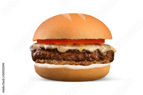 hamburger isolated on white