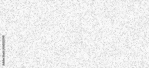 abstract black dots pattern on white, stipple background dotted vector illustration