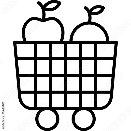 Fruit Cart Icon
