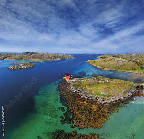 Slika na platnu Landscape in Vega archipelago in Norway, UNESCO World Heritage Site