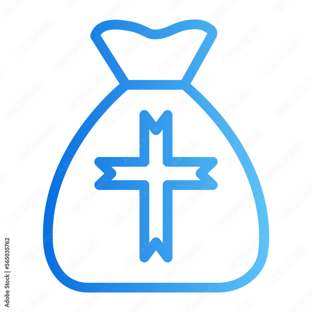 Obraz premium money gradient icon