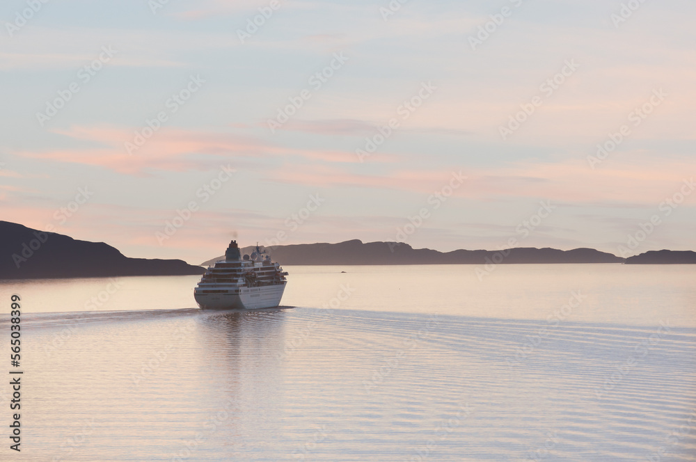 Obraz premium boat on the sea