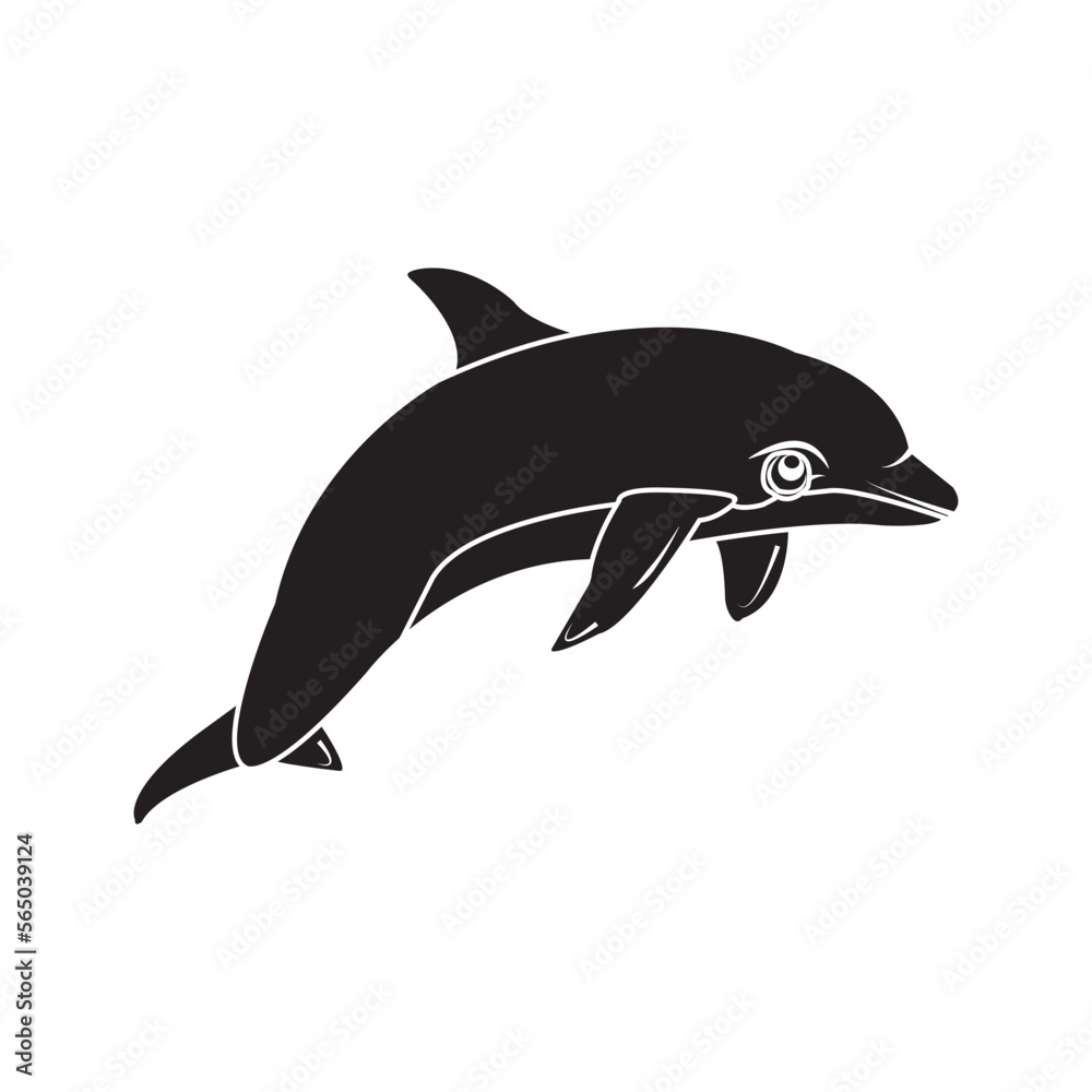 Obraz premium dolphin icon