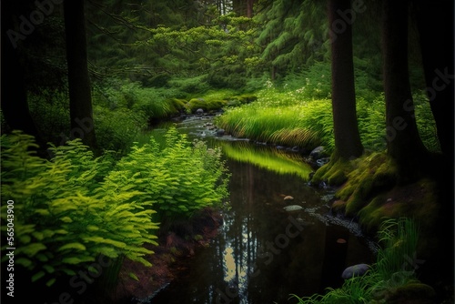 Beautifull deep forest View  © CREATIVE STOCK