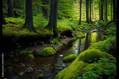 Beautifull deep forest View  © CREATIVE STOCK