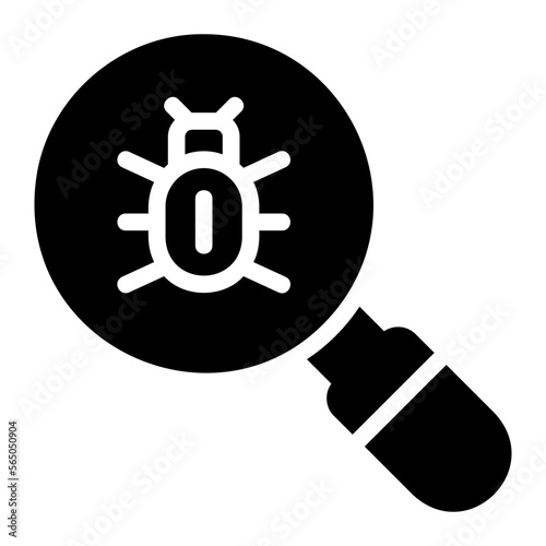 debugging glyph icon