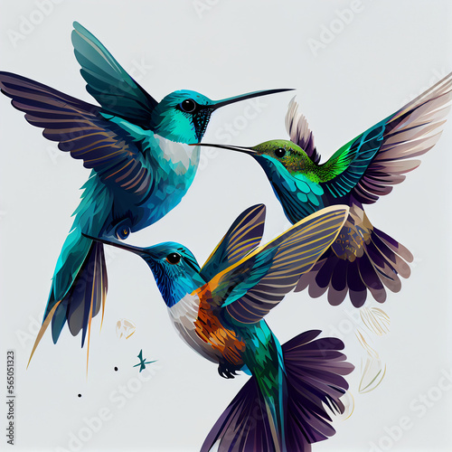 hummingbirds