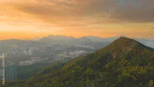A landscape of High Junk Peak trail  hk