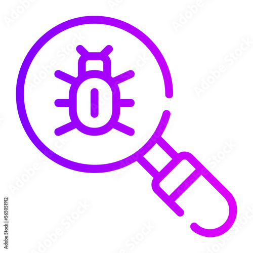 debugging gradient icon
