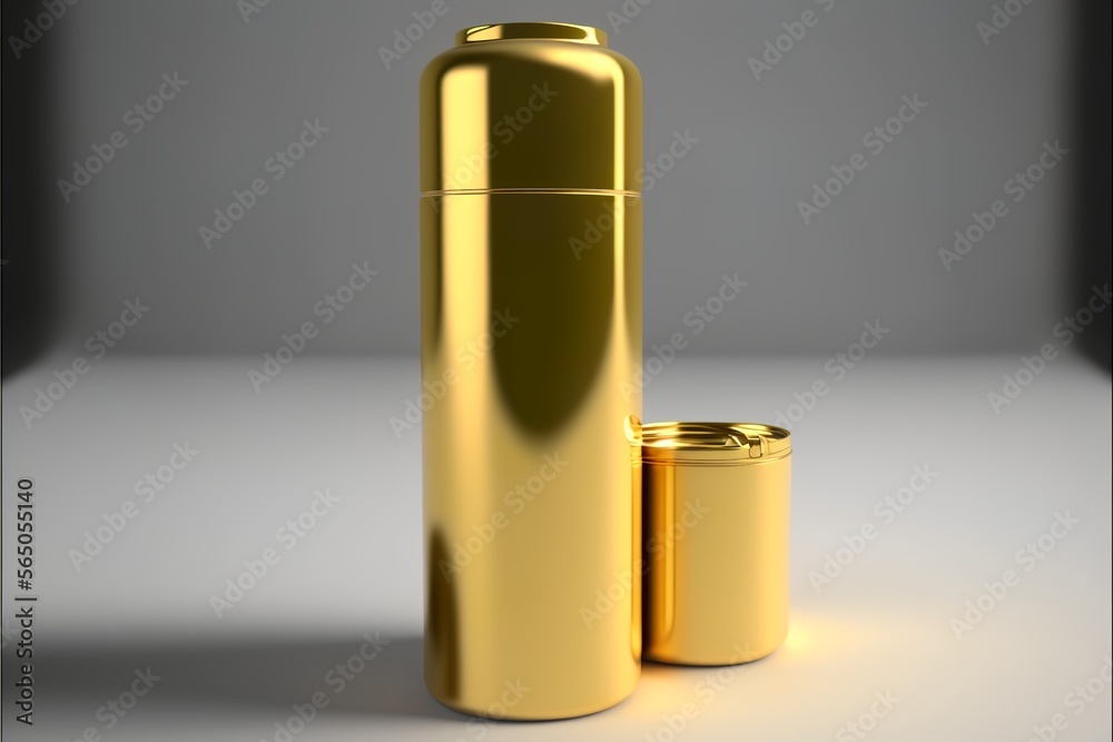 gold unique style thermos