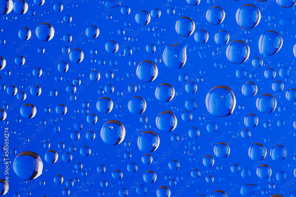 Foto Background of a drop on glass