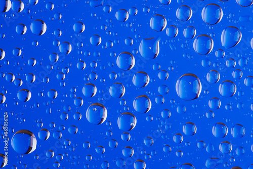 Schilderij op canvas Background of a drop on glass