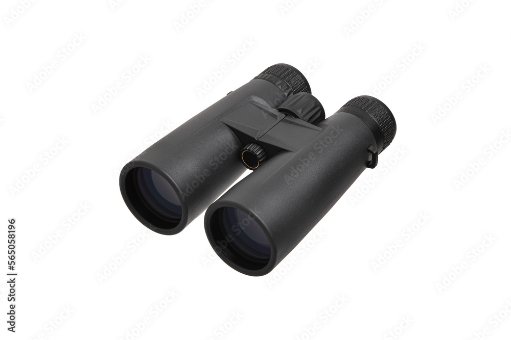 Modern binoculars. An optical instrument for observation at long distances. Isolate on a white back. Modern binoculars. An optical instrument for observation at long distances. Isolate on a white back.