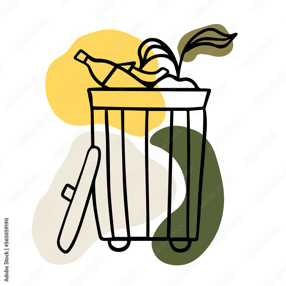 Fototapeta premium Waste recycling, ecology, zero west