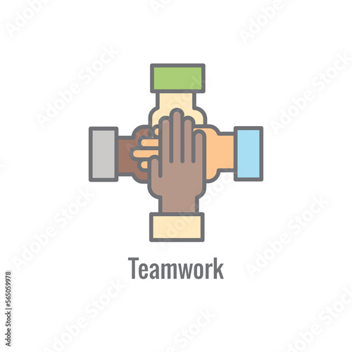 Core Values icon with value driven icon describing part of core values